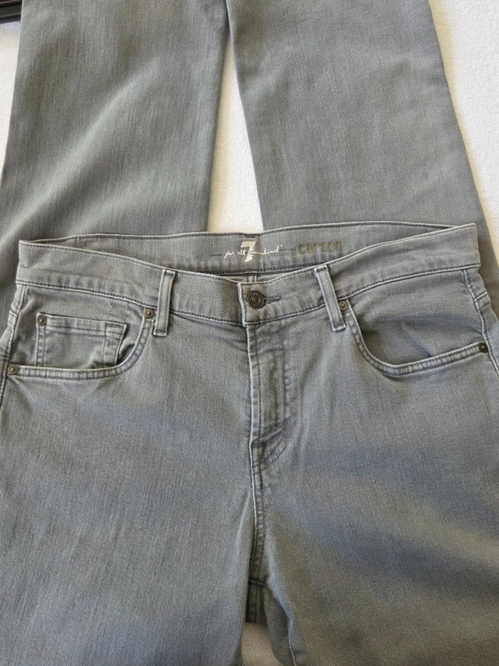 7 For All Mankind Carsen Men's Gray Jeans